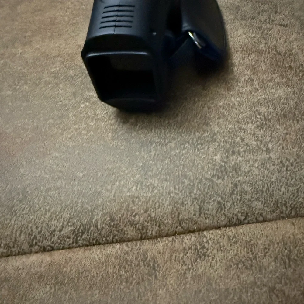 Black Handheld Device with Strap